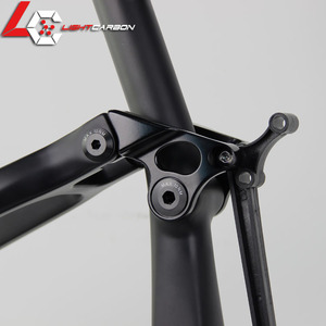 Cadre de vélo de montagne à double suspension LightCarbon Suspension arrière Cadre de vélo <span class=keywords><strong>Peinture</strong></span> blanche LCFS911 - Product Image 3