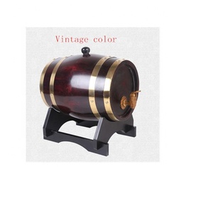 Barril de Vino de Madera de Roble Macizo con Logotipo Personalizado de 1.5l-10L para Whisky, Ron, Bourbon, <span class=keywords><strong>Tequila</strong></span>, <span class=keywords><strong>Cerveza</strong></span> - Product Image 4