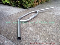 Guidon en titane XACD pour vélos de route et cruisers, diamètre 31,8 mm, léger, durable, forme plate ou relevée pour vélo de tourisme