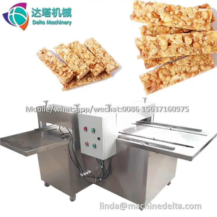 Extrusor de barra, fabricante de barras de cereal/máquina de corte de doces