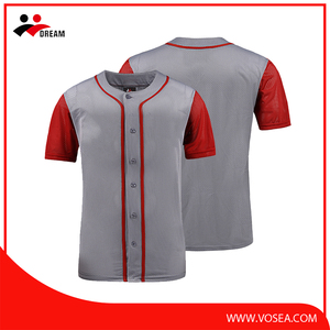 custom printed food grade custom youth baseball jerseys - Product Image 4