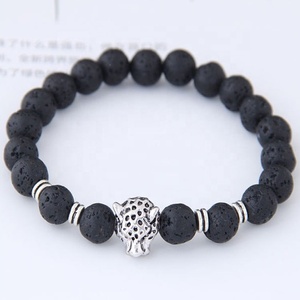 <span class=keywords><strong>China</strong></span> Jewelry Factory Handgemachtes Naturstein Unisex Perlen Eule Charm Armband - Product Image 6
