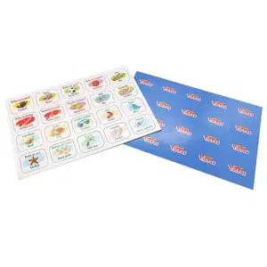 Cartes flash personnalisées petits jeux de cartes carrés pour enfant