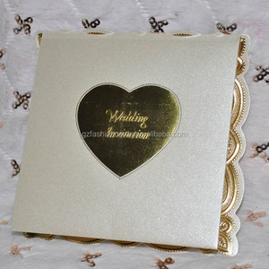 Thiết Kế Mới Nóng Item For Sale Vàng Hearts Lời Mời Đám Cưới - Product Image 2