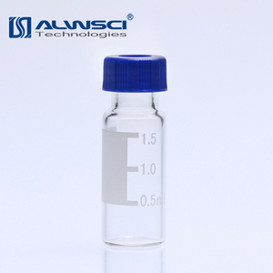 ALWSCI 12x32mm 2ml HPLC frascos de boca larga de vidro transparente com marcação <span class=keywords><strong>ND9</strong></span> 2ML-9-V1002