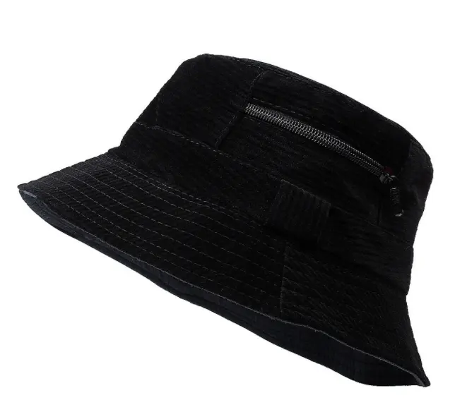 カスタマイズされたヴィンテージヘッドウェア最高品質のテリータオルコーデュロイバケツ帽子ポケット付き