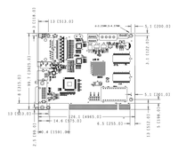 Tarjeta de Control de Pantalla LED Síncrona HD-T901 Nueva, Entrada de Video DVI, Pantalla, Controlador Más Rentable, Tecnología Huidu