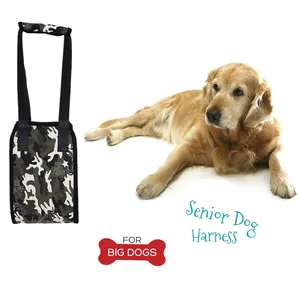 Dog lift harness service with handle soft mesh rehabilitation sling for large breeds protect your back