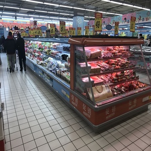 Équipement de réfrigération de supermarché refroidisseur ouvert à 4 côtés rideau d'air à plusieurs étages prix compétitif de l'armoire - Product Image 3