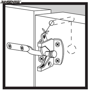 도매용 고강도 녹 방지 분체 도장 강철/스테인리스 스틸 야외 울타리 걸쇠 자동 잠금 게이트 걸쇠 - Product Image 5