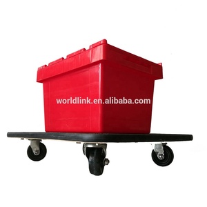 4 Heavy-Duty <strong>Wood</strong> Wheels Moving Plywood <strong>Dolly</strong> Trolley Premium Hand <strong>Carts</strong> &amp; Trolleys - Product Image 6