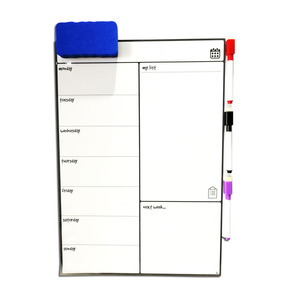 Promotional Fridge Monthly Weekly Dry Erase Magnetic Calendar