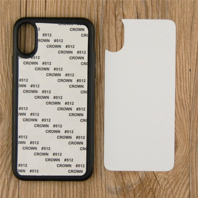 2D TPU Sublimation Blank Phone Case DIY Printed Cover With Aluminum Plate for iPhone 16 15 14 13 12 11 Pro Max