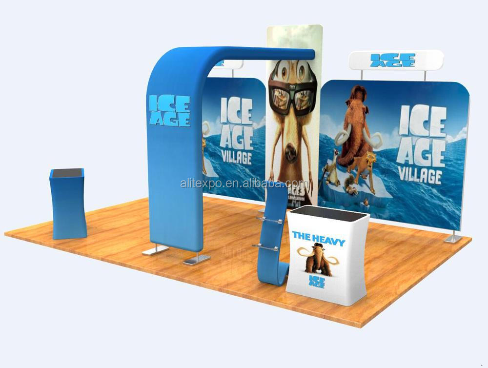 Hot vente stand d'exposition stand 3d modèles avec de haute qualité