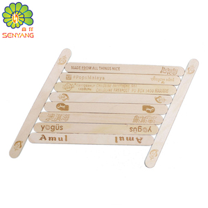 Bastoncino di <span class=keywords><strong>gelato</strong></span> con logo personalizzato biodegradabile in legno 140*10*2mm - Product Image 2