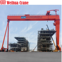 Qianweihua — grue de portique, 50 tonnes, pour construction de bateau, fabricant