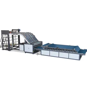 HRB-PACK Venta caliente ascensor tipo semi automática de tipo de flauta máquina de laminación para laminador de papel