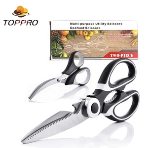 Nhiệm Vụ Nặng Nề Thép Không Gỉ Nhà Bếp Shears Set Laser Kéo Cho Hải Sản Tôm/Cua Thực Phẩm Nhà Bếp Chất Lượng Tốt Nhất Kéo - Product Image 2