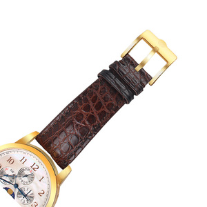 Reloj de Pulsera de Cuarzo de Lujo Unisex, <span class=keywords><strong>Exactime</strong></span>, Redondo, Clásico, de Moda, para Mujer, de Acero Inoxidable, con Correa de Cuero Genuino, Relojes de Cuarzo para Hombre - Product Image 2