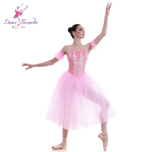 Robe de tutu de ballet de conte de fées en prune sucrée, costumes de danse pour filles, tutus romantiques pour compétition 18090 - Product Image 6