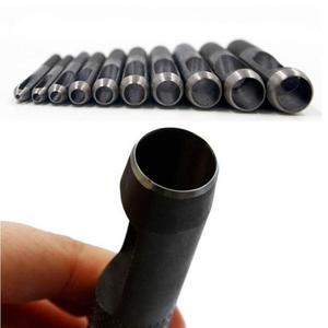 10Pcs <strong>Leather</strong> Hole Punch 1-10Mm Belt Hole Puncher Cylindrical <strong>Leather</strong> Gasket Hollow Hole Punch Set <strong>Leather</strong> Punching <strong>Tool</strong>, Wood - Product Image 3
