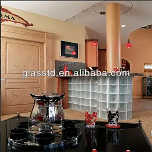 Hollow glass brick for kitchens