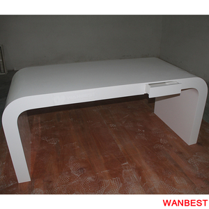 फैंसी कृत्रिम संगमरमर कार्यालय बॉस कार्यकारी कंप्यूटर टेबल घर अध्ययन कक्ष लेखन डेस्क - Product Image 6