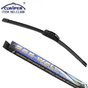 CLWIPER CL608 Improved POM Adaptor More Steady Performance Window Wiper Soft Blade For 95% U-Hook Cars Windshield Wiper Blade