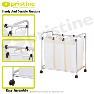 ตะกร้าผ้าพลาสติกใส่ของในครัวเรือนเซต3ชิ้นตะกร้าผ้าพลาสติกแบบทันสมัย - Product Image 5