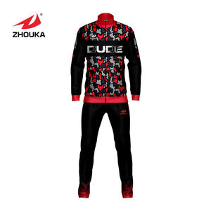 El último diseño negro y amarillo Chándal fútbol chándal juvenil tracksuits entrenamiento al aire libre ropa deportiva - Product Image 3