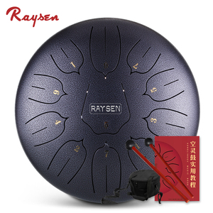 Tambour à langue en acier au carbone électroplaqué multicolore <span class=keywords><strong>de</strong></span> 10 pouces à 8 tons, <span class=keywords><strong>instrument</strong></span> <span class=keywords><strong>de</strong></span> <span class=keywords><strong>musique</strong></span> pour la méditation <span class=keywords><strong>zen</strong></span> et le yoga - Product Image 2