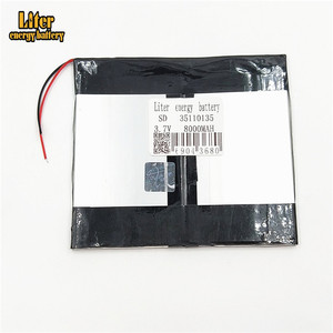 Rechargeable 8000 mah's 35110135 lithium polymer battery 3,7 V lipo cellular tablet battery - Product Image 4