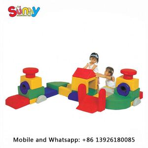 Montessori matériel préscolaire équipement de terrain de jeu souple d'intérieur utilisé pour le vélo préscolaire - Product Image 5