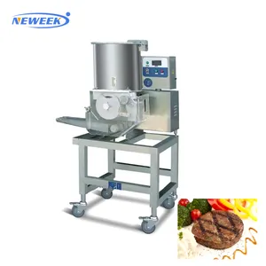 NEWEEK factory supply commercial electric mold customized beef patty forming cutlet burger patty making machine