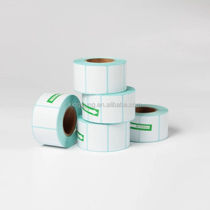 Más barato 40x30mm libre térmica etiqueta en stock tamaño personalizado - Product Image 1