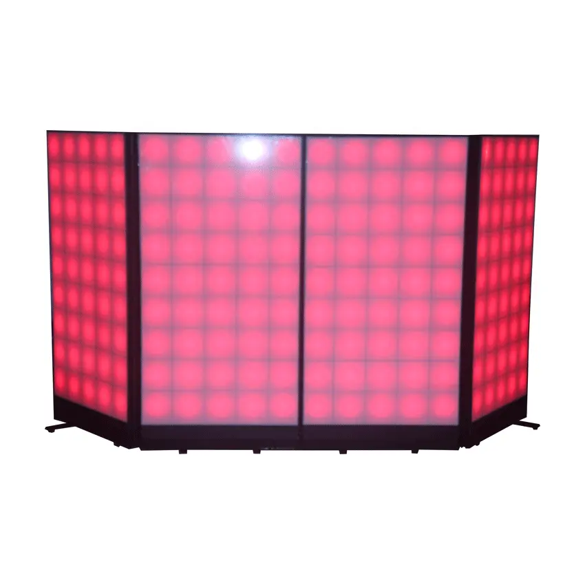 Portable RVB couleur pixel led dj stand façade écran d'affichage