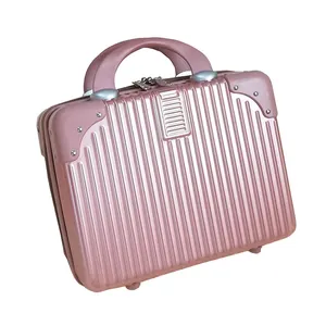 14 inch abs convenient carrying cosmetic beauty organizer train case