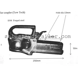 50mm Standard Trailer Molten Coupler