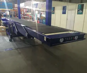 Telescopic belt conveyor untuk truk bongkar muat