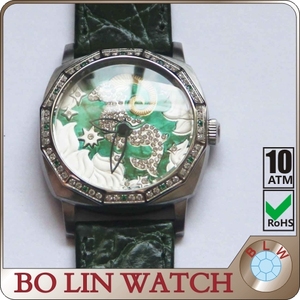 Cheap beautiful gold plated wholesale china Stainless Steel Lady watch - Product Image 1