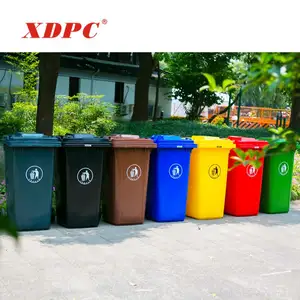 XDPC הטוב ביותר הסיני סיטונאי ספקים יציבים 240 ליטר ירוק פח אשפה