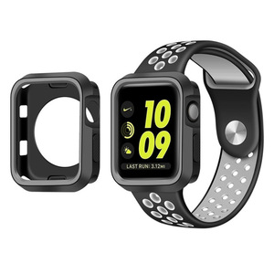 Ivanaze-funda protectora de silicona para Apple Watch, cubierta de repuesto ultrafina resistente a los golpes para iWatch Series 4 3 2 1 - Product Image 6