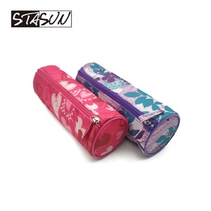 Mô hình stasun bút chì trường hợp phổ biến trường khuyến mại Tùy chỉnh in thiết kế vòng polyester sợi bút Túi - Product Image 2