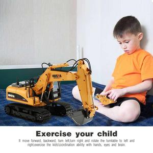 Huina Toys — <span class=keywords><strong>jouet</strong></span> RC camion de Construction, en alliage léger, Rotation de 1550, 1/14, 680 degrés, en métal - Product Image 6