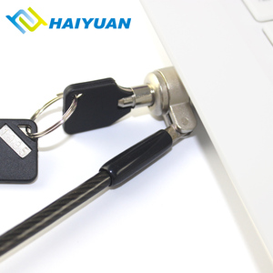 OEM Carbon Steel <strong>Cable</strong> with Key <strong>for</strong> Pc Affordable Security Safe Lock <strong>for</strong> Laptop <strong>Computer</strong> Theft Deterrent <strong>Cable</strong> Lock - Product Image 3