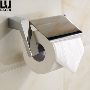 Set di accessori da bagno moderni in lega di zinco cromato a parete Set di accessori da bagno