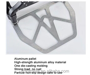 High Quality <strong>Heavy</strong> <strong>Duty</strong> Folding Hand Truck Two-Wheel Plastic Luggage Cart for Shopping and Tools <strong>Garden</strong> <strong>Trolley</strong> at an Price - Product Image 3