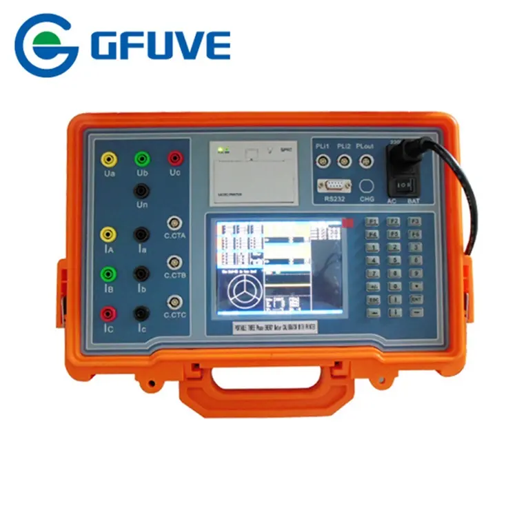 GF312B แบบพกพาสามเฟสอินเตอร์ไฟฟ้าอุปกรณ์การสอบเทียบกับเครื่องพิมพ์