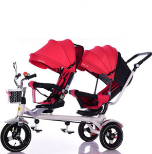 double tricycle stroller