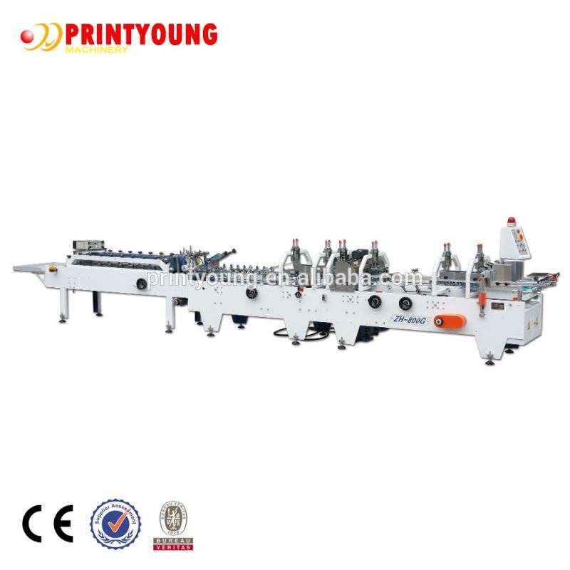 Нижних кромок Папка Gluer с пре-fold(plieuse encolleuse)